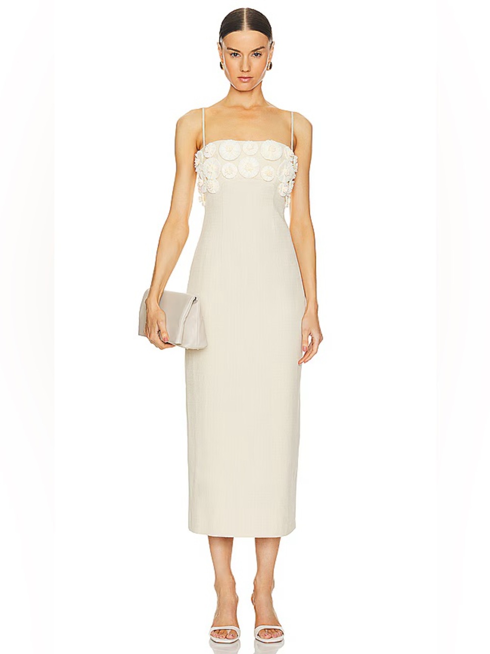 Revolve Clea Delilah Dress in Macadamia